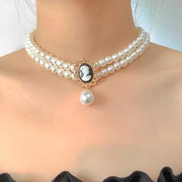 Pearl chocker necklace - Picture 2 of 10